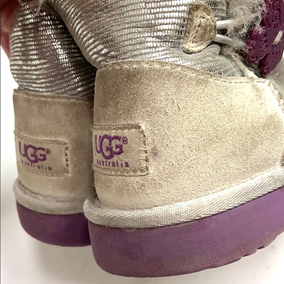 UGG Mini Bailey Button Lizard Boots - Picture 14 of 15